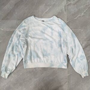 Women’s GAP Crew Neck Tie Dye Sweatshirt Cotton Blend Cozy Comfort Lounge Small
